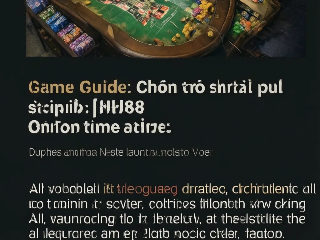 Hình ảnh hướng dẫn chọn trò chơi